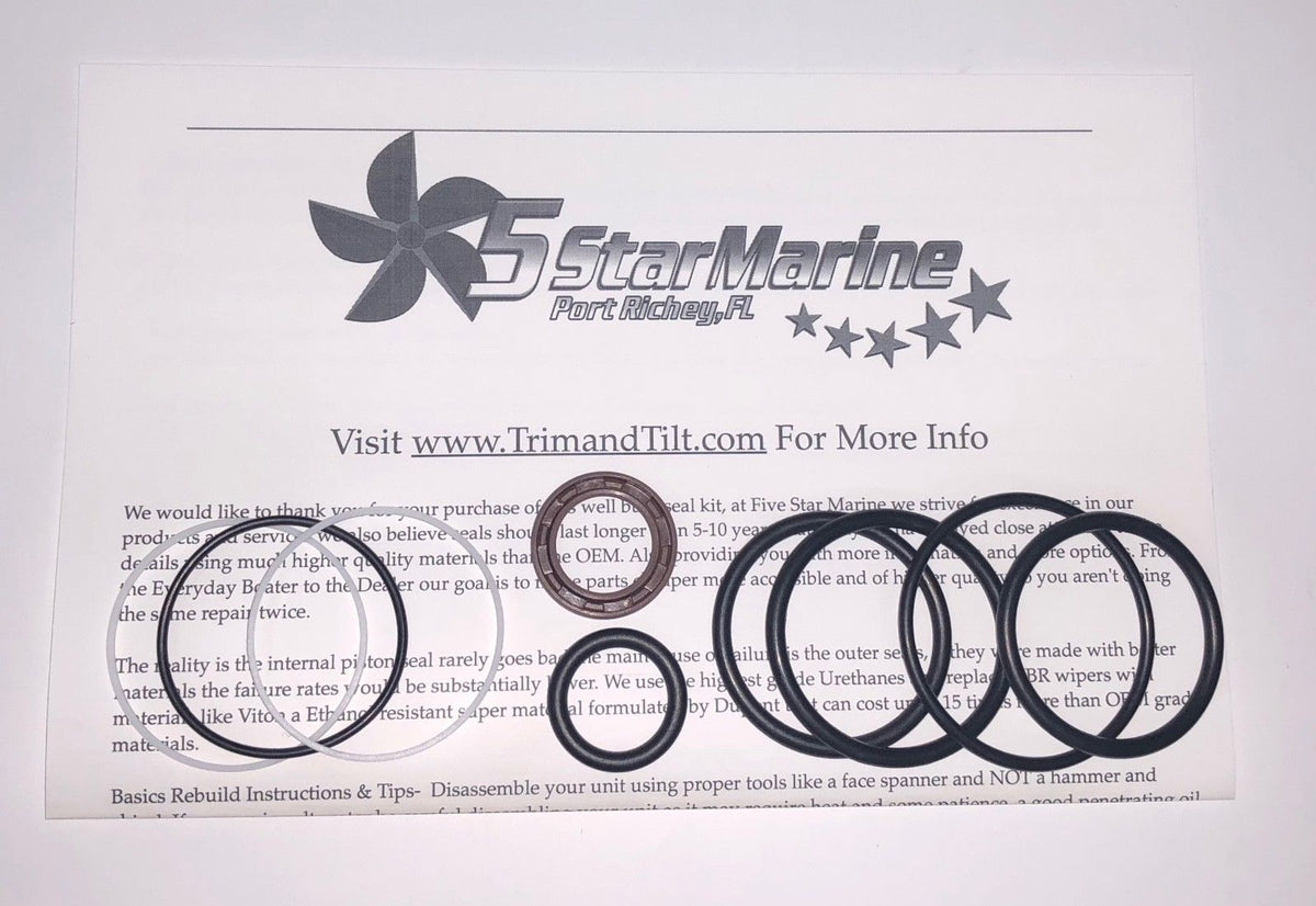 SEAPYTHON100  シーパイソン 右巻き New OMC Cobra Stern Drive OEM Seal Kit 985660 984466 0984466
