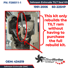 Johnson Evinrude TILT Seal Kit 434519 FSM011-1