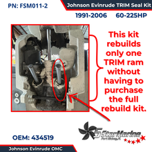 Johnson Evinrude TRIM Seal Kit 434519 FSM011-2