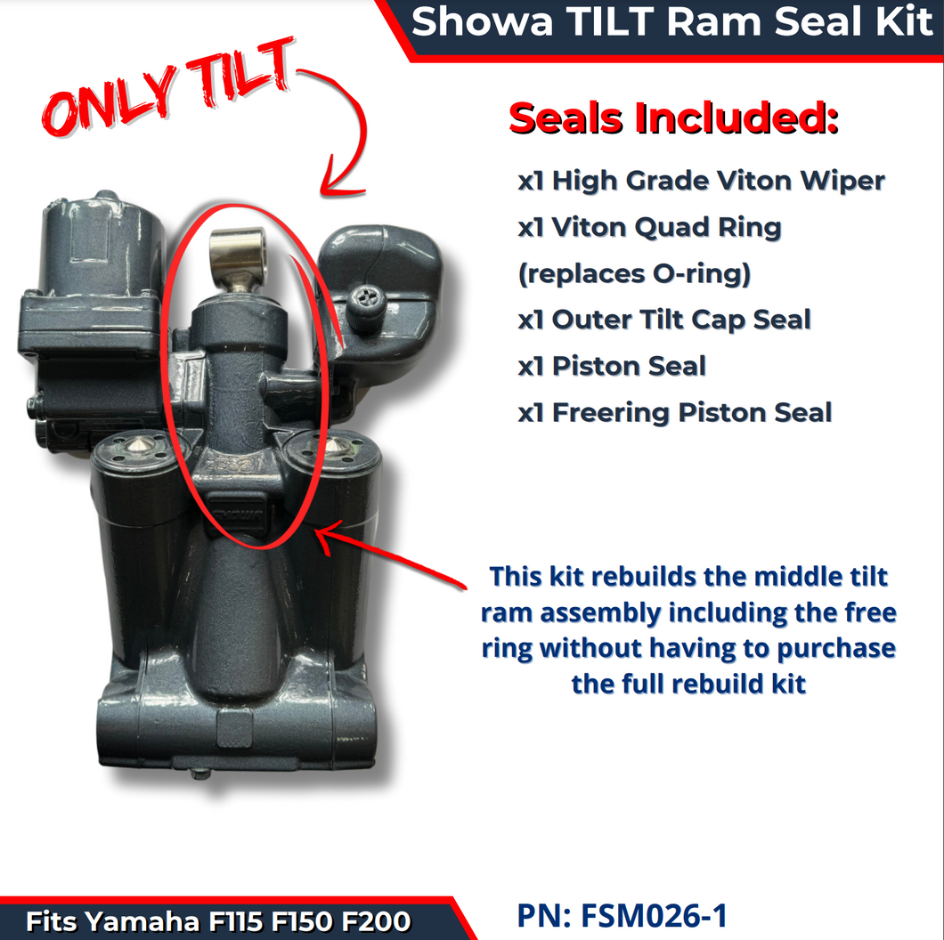 Highest Quality Showa TILT Ram Seal Kit FSM026-1