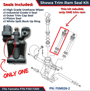 Highest Quality Showa TRIM Ram Seal Kit FSM026-2
