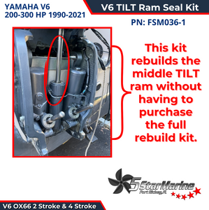 Yamaha V6 TILT Ram Seal Kit FSM036-1