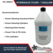 Trim and Tilt Fluid & Hydraulic Power Steering Fluid - 1 Gallon FSM019
