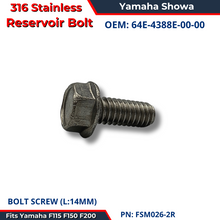 Yamaha Showa Reservoir Bolt 64E-4388E-00-00 FSM026-2R