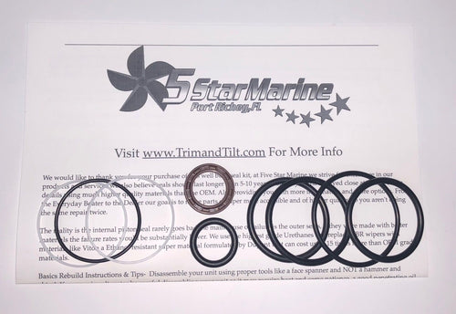 OMC Cobra Stern Drive OEM Seal Kit 0985060 985060 3854247 BRP Trim & Tilt Cylinder