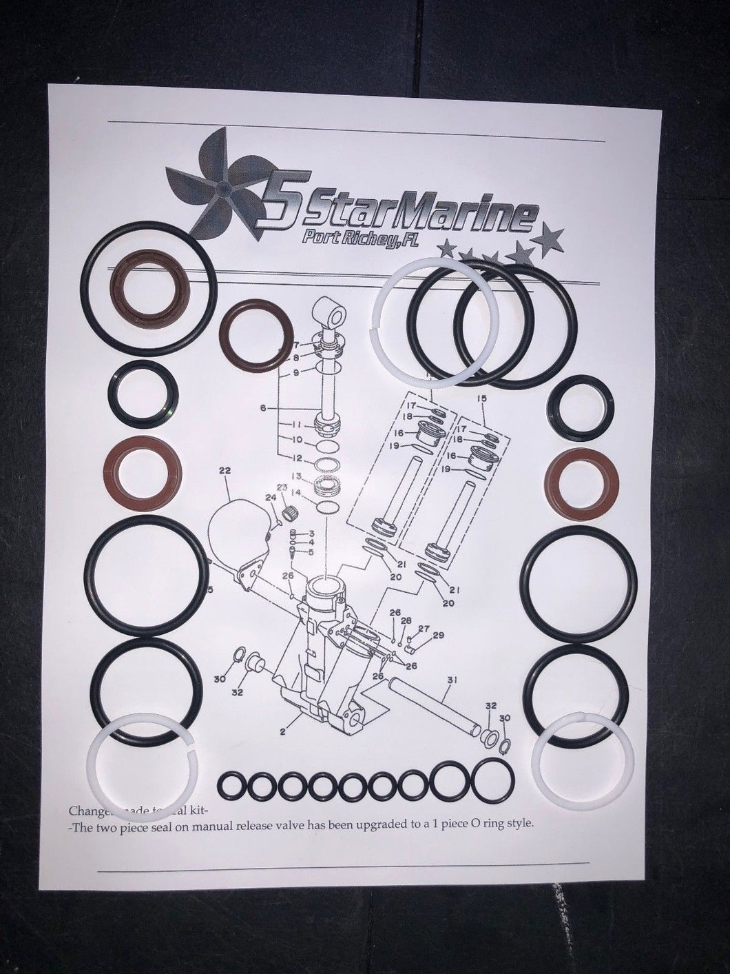 Seal Kit!! SHOWA TRIM TILT UNIT Nissan Tohatsu 90 115 150 200 225 250