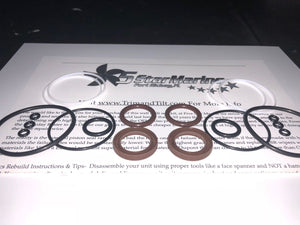 Volvo Penta SX DPS Trim Cylinder Ram Rebuild Kit Better than New 3 yr warranty
