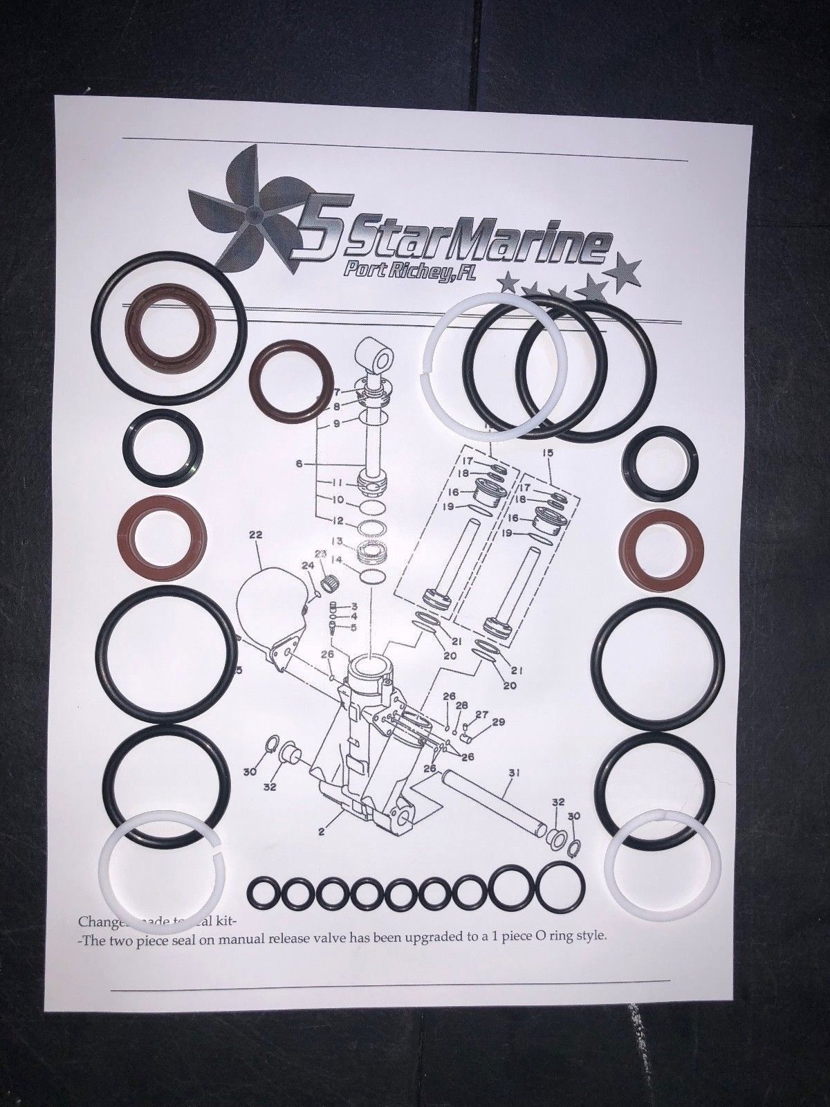 Highest Quality Seal kit Yamaha 115-250hp 1997 & Up Fast Strike