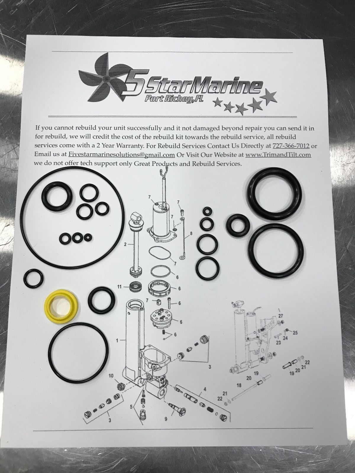 Trim & Tilt Unit Repair | Trim & Tilt Rebuild Services – Five Star Marine