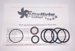 New OMC Cobra Stern Drive OEM Seal Kit 985060 BRP Trim & Tilt Cylinder